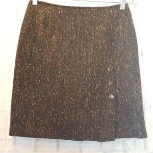 CYNTHIA STEFFE Wool-blend Tweed Pencil Skirt